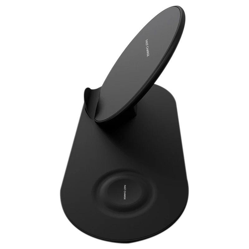 

2 In 1 QI Wireless Charger Fast Wireless Charging Charger smart phone and watch