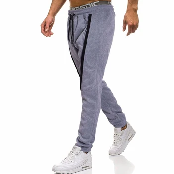 

fashion mens casual sweatpants male elastic waist joggers long pants leisure trousers slacks sweatpant man sportswear pants
