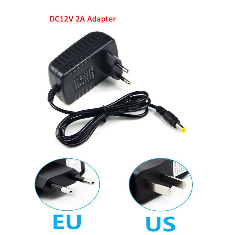 AC100V-240 V до DC12V 1A 5A 10A адаптер питания трансформатор для светодиодный ленты