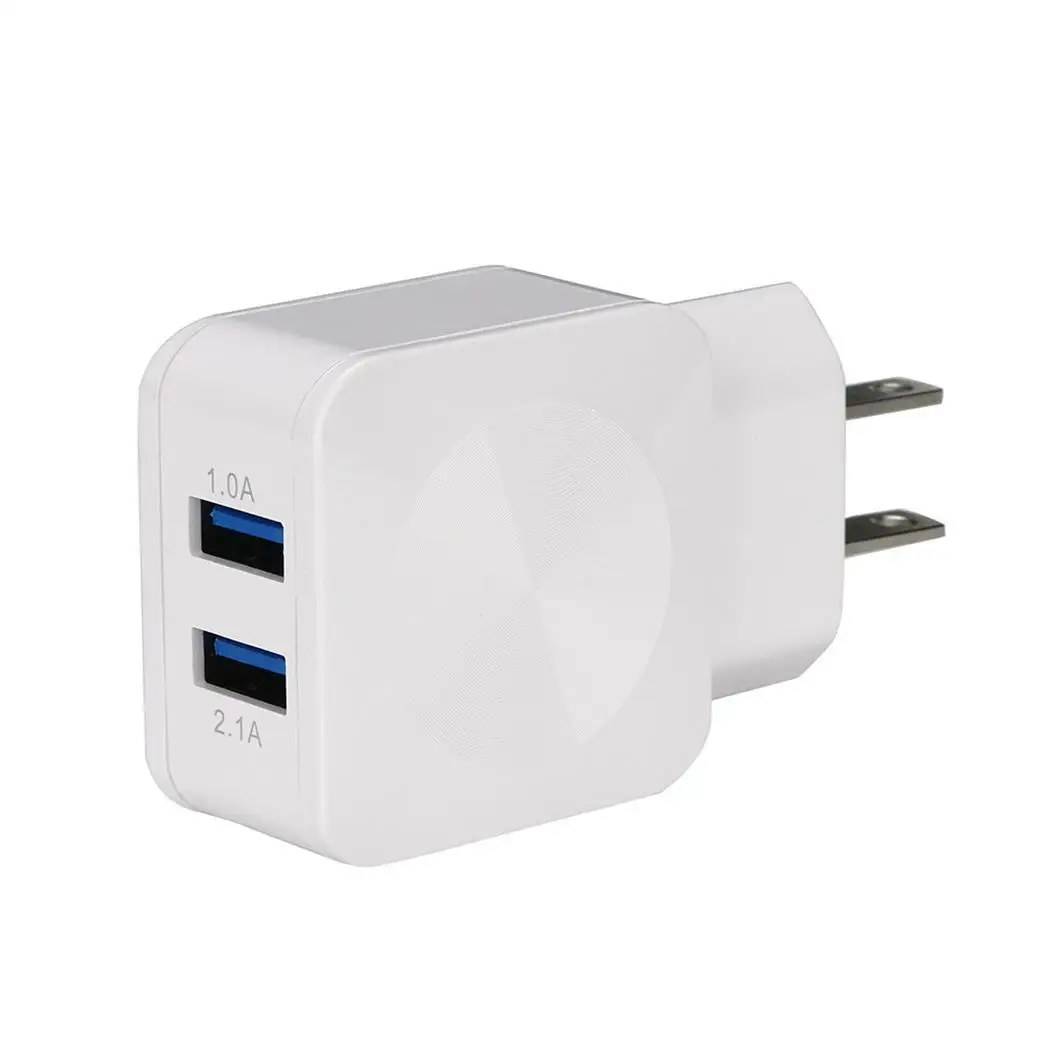 

Universal Dual USB Charger Charging Head 220V 2000mA For 2 Smartphone EU Plug, UK Plug 3.1A 5V Tablet 50-60Hz
