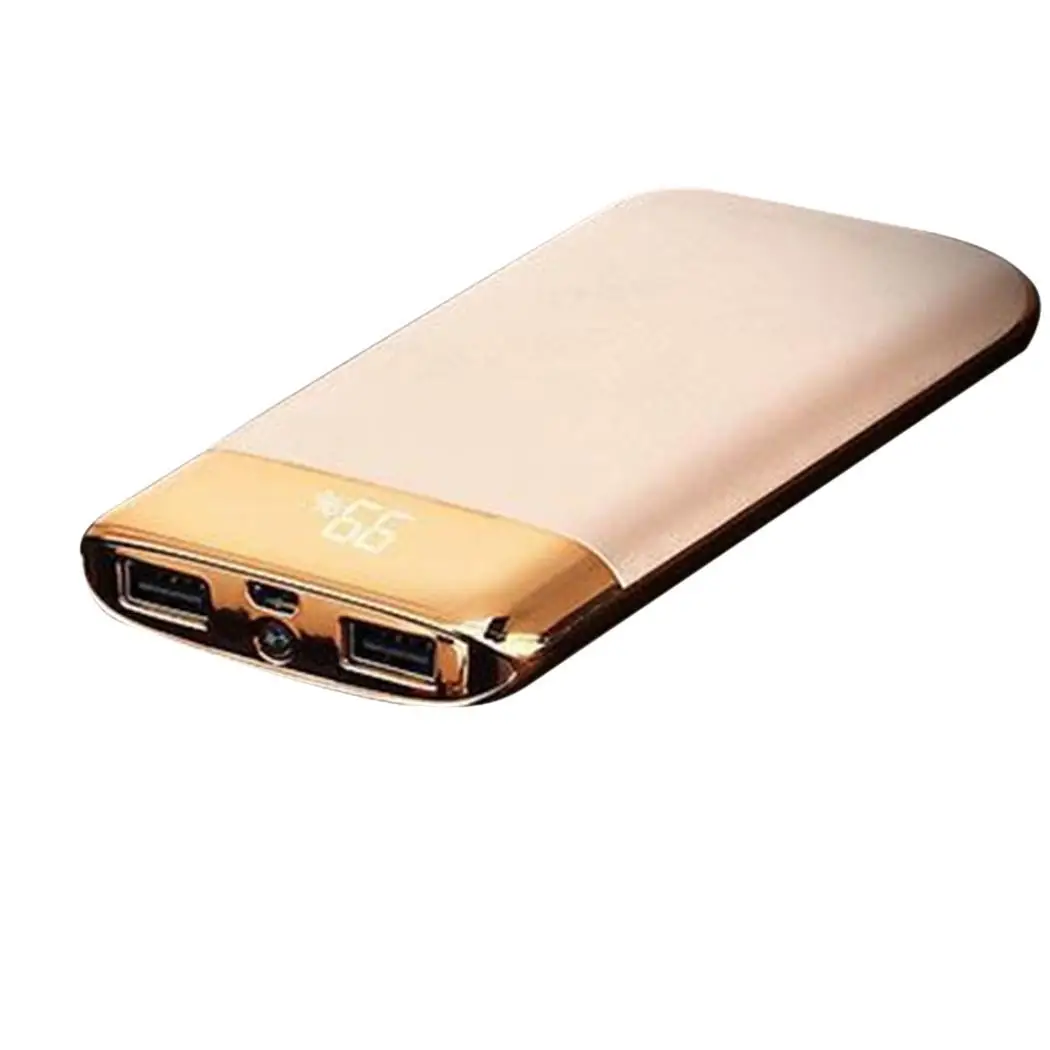 10000mAh Dual USB Ports Mobile Phones LCD Screen Power Bank Over Charge Protected For Xiaomi MI iPhone Samsung 10000mAh Dual USB Ports Mobile Phones LCD Screen Power Bank Over Charge Protected For Xiaomi MI iPhone Samsung