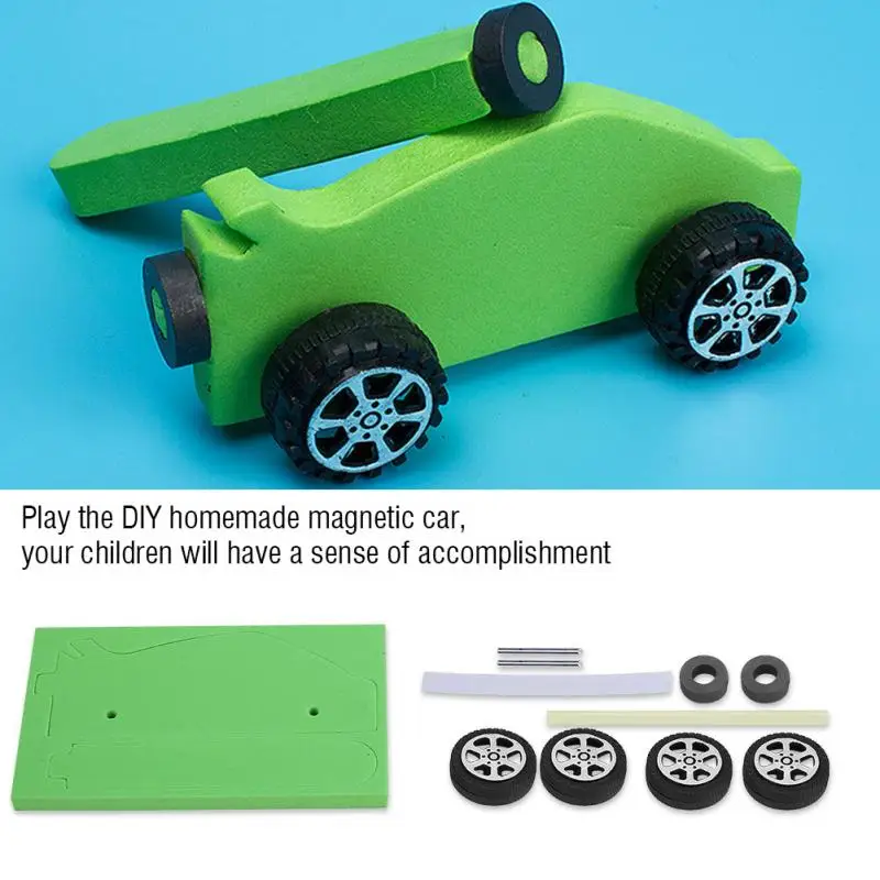 DIY Children Homemade Car Science Experiment Educational DIY