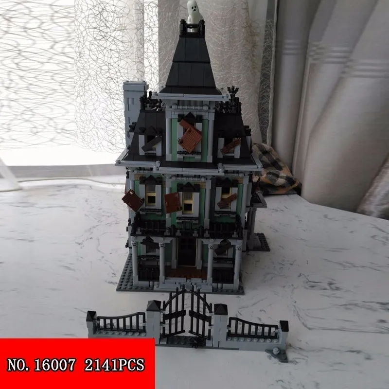 

New Lepin 2141pcs Building Block Monster Soldier Haunted Film Architecture Series Out Of Print Engraved Assembling Toys 16007
