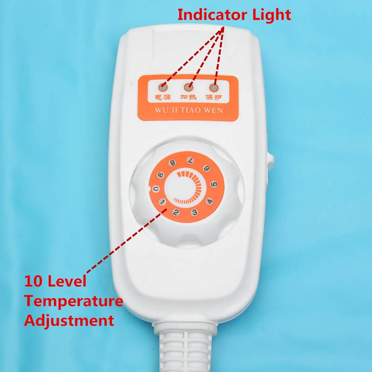  10 Level 40x60cm Electric Heater Waterproof Adjustable Heated Mat Dog Cat Pet Heating Pad Bed Blank