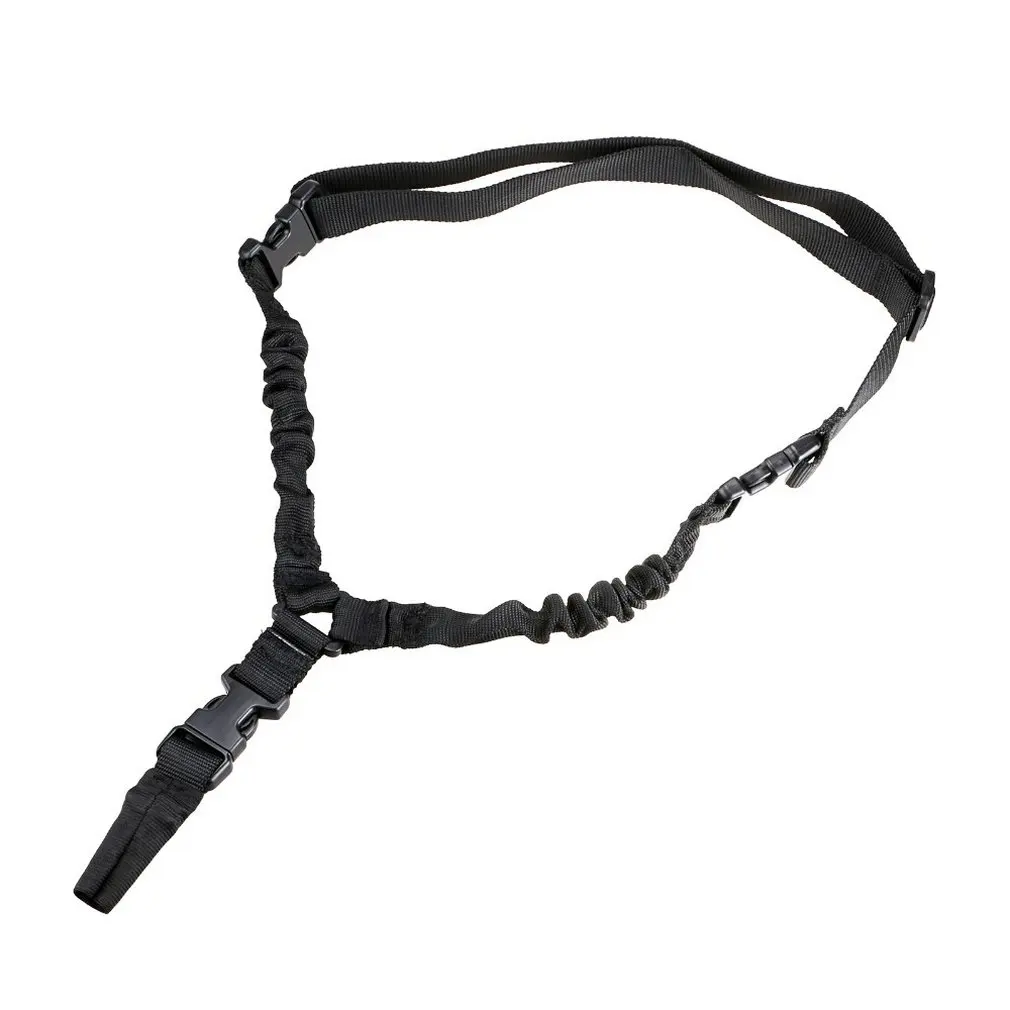 

Outdoor Multifunctional Harnesses Safety Belt Lanyard Tactical Single Point Rifle Gun Sling Rope for CS Game Climbing