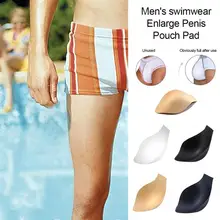 2 шт., мужские плавки, нижнее белье, Защитная Прокладка, купальник, увеличение пениса, сумка, подкладка внутри, Передняя Защитная Прокладка
