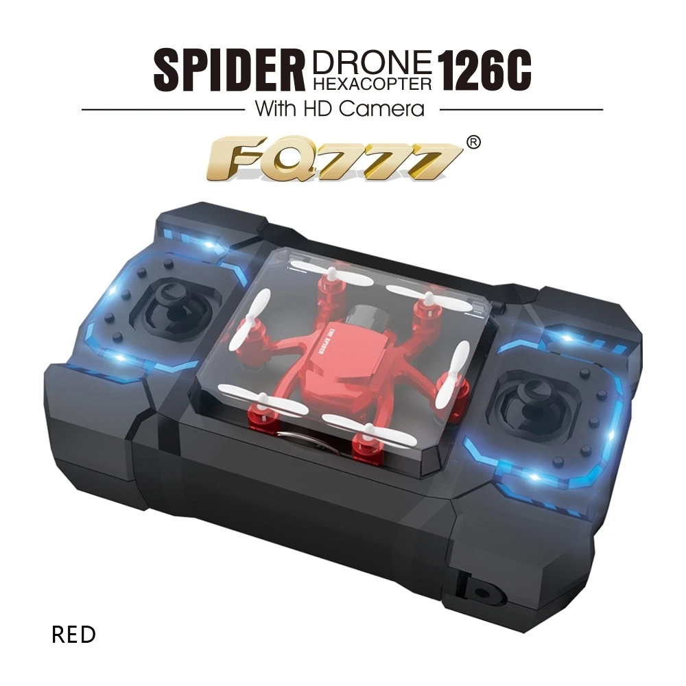 2017 Upslon FQ777 126C Mini Quadrocopter Quadcopter RC Drones Drone With Camera HD 2MP Mini Drone Dron RC Helicopter  FQ777-126C