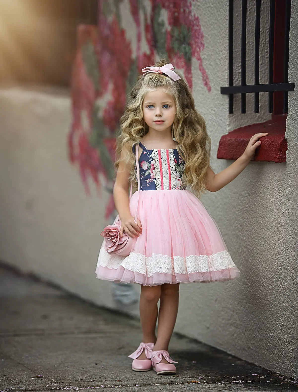 

pudcoco Kids Baby Girls Flower Pageant Bridesmaid Formal Sleeveless Tutu Dress Sundress baby girl party pink fashion dress