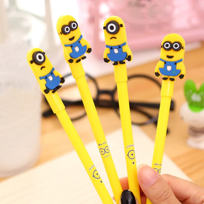 

pen stationery Manufacturer Direct, Korea Creative Stationery Cartoon Cute Gray Cat Black Gel Pen