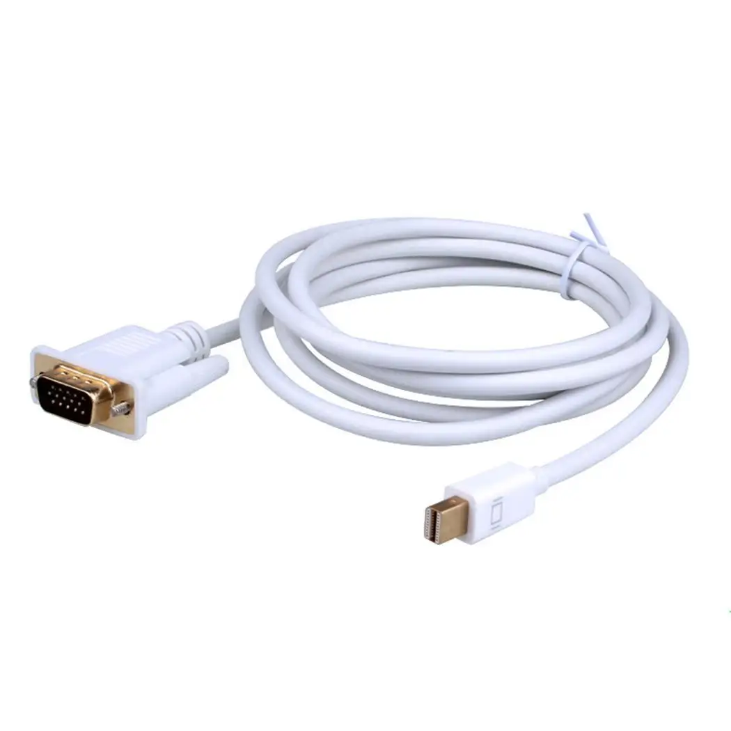 Новый портативный мини DP для VGA 5 вольт p (TTL) адаптер 1 8 м HD DisplayPort 20 pin Мужской
