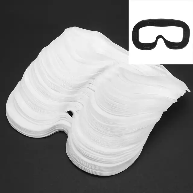 100pcs Disposable Hygiene Eye Face Mask Sponge mat eye Pad face protection masks For Htc Vive headset case VR Virtual Reality 1