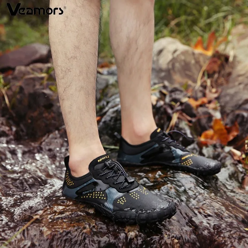 

VEAMORS Elastic Breathable Aqua Shoes For Men Women Sea Surfing Swim Water Sneakers Lovers Outdoor Non-slip Wading Beach Shoes