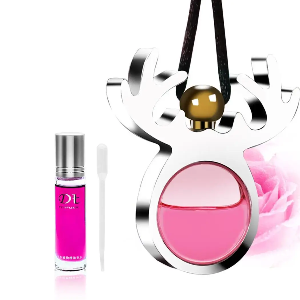 

Car Air Freshener Car Perfume Pendant Hanging Perfume Bottle for Refreshing Eliminating Fatigue