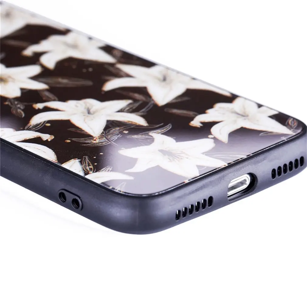 White Lily Aurora Glass Phone Case Cover Shell Cellphone Case Protection Man Woman Fashion Accessories,Mobile Phone White Lily Aurora Glass Phone Case Cover Shell Cellphone Case Protection Man Woman Fashion Accessories,Mobile Phone