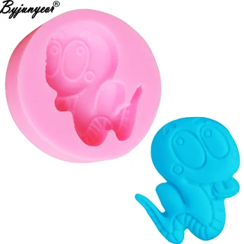 

M2030 3D Zodiac Snake Baby UV Resin Silicone Mold Fondant Chocolate Candy Gumpaste Lollipop Crystal Epoxy Soft Clay Soap Moulds
