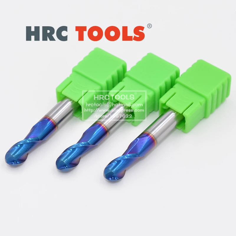 M9 R2x8Hx4Dx100L 4 мм твердосплавная Концевая фреза с покрытием NACO HRC 65 фрезерный станок