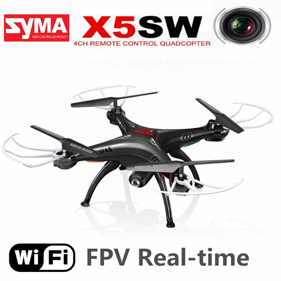 

Original SYMA X5SW WIFI RC Drone Quadcopter with FPV Camera Headless 6-Axis Real Time Helicopter Quad copter Toys Flying Dron