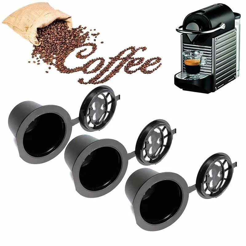 Nespresso Machine Coffee Filter Stainless Steel Metal Reusable Capsule