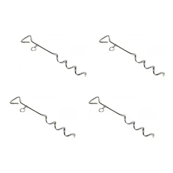 

4 X Marquee Heavy Duty 16inch Storm Tie Down Ground Peg Anchor Stakes Gazebo