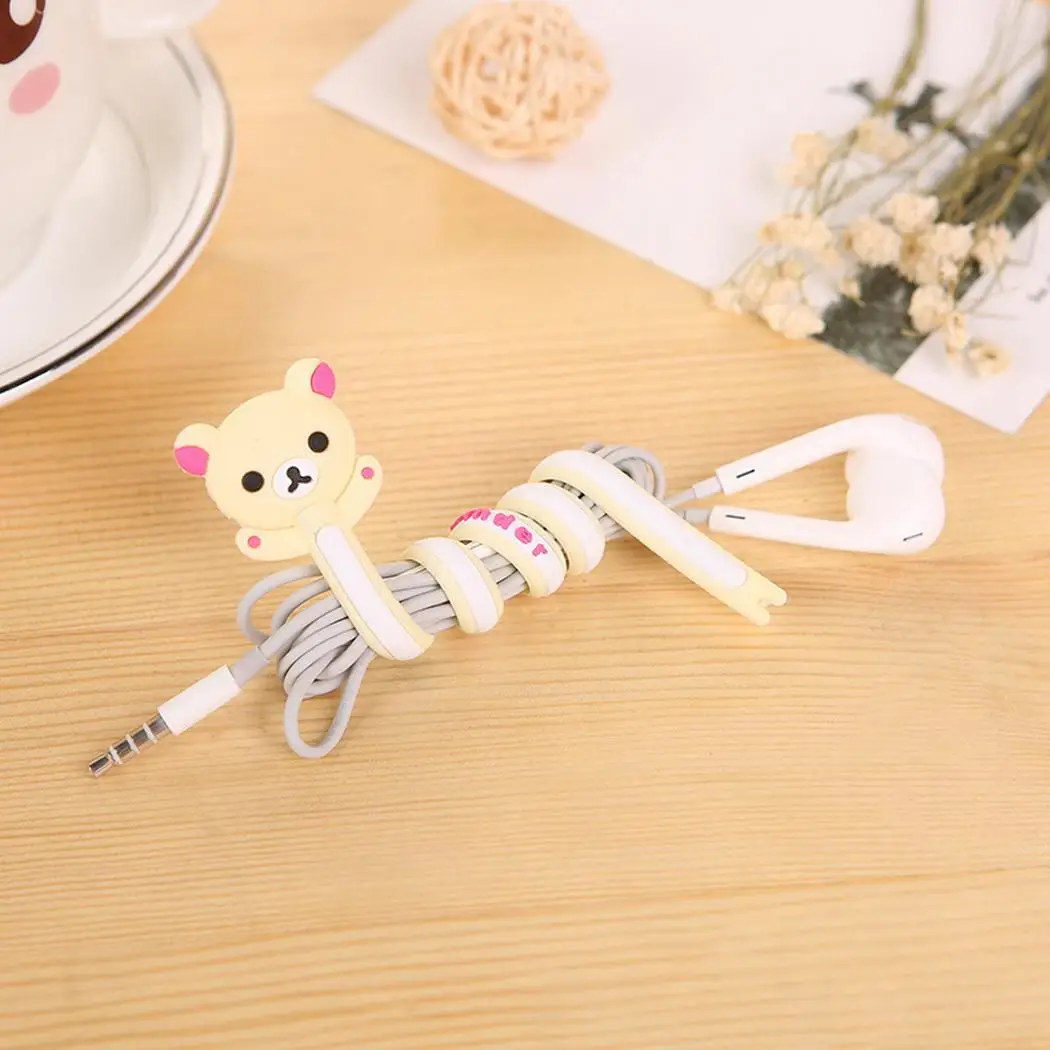 

Creative Cute Cartoon Winder Cable Protector Data Line Charging Cable 24cm/9.4inch Organizer