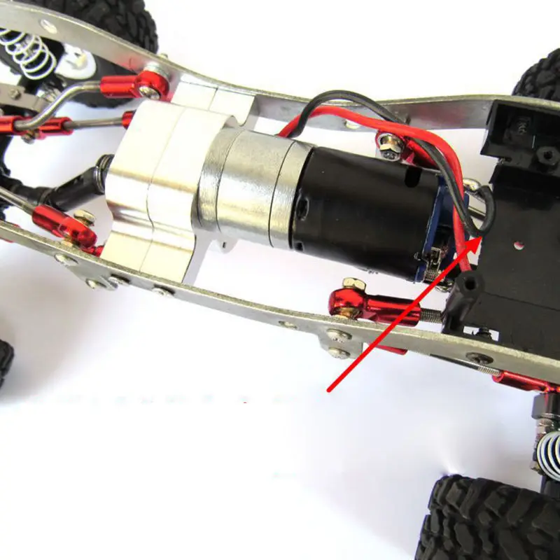 Металлический раздаточной w/370 двигатель комплект для WPL B16 B 24 B14 C24 C14 1/16 RC