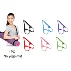 ✔ Yoga Mat Bundle Strap Эластичный Yoga Mat Roll Up Sling Strap Фитнес Спорт Тренажерный Зал Упражнени ①