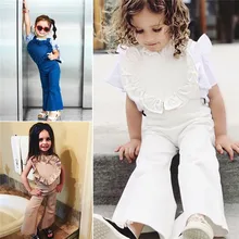 Комбинезон для новорожденных девочек; комбинезон с поясом; Однотонный комбинезон; длинные брюки; Модный комбинезон; популярная одежда