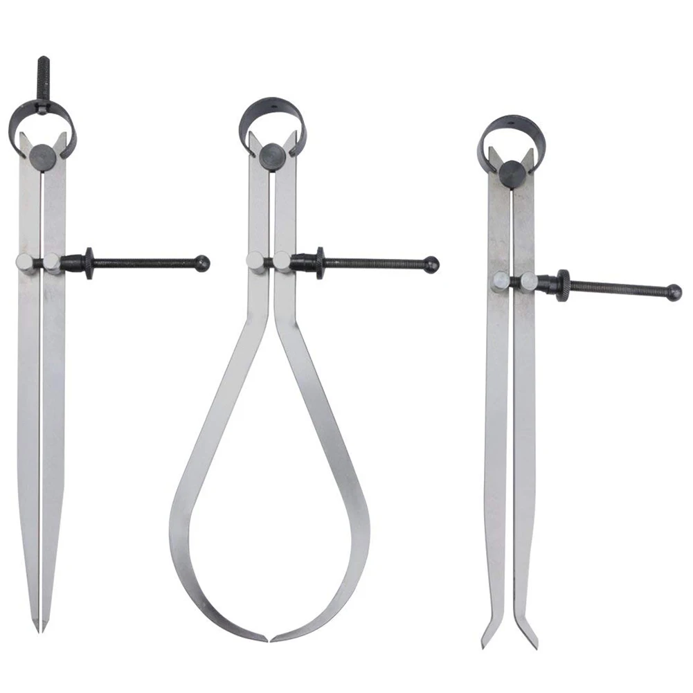 Spring Inside Outside Divider Caliper Set 9.8 inch Machinist Tools 3