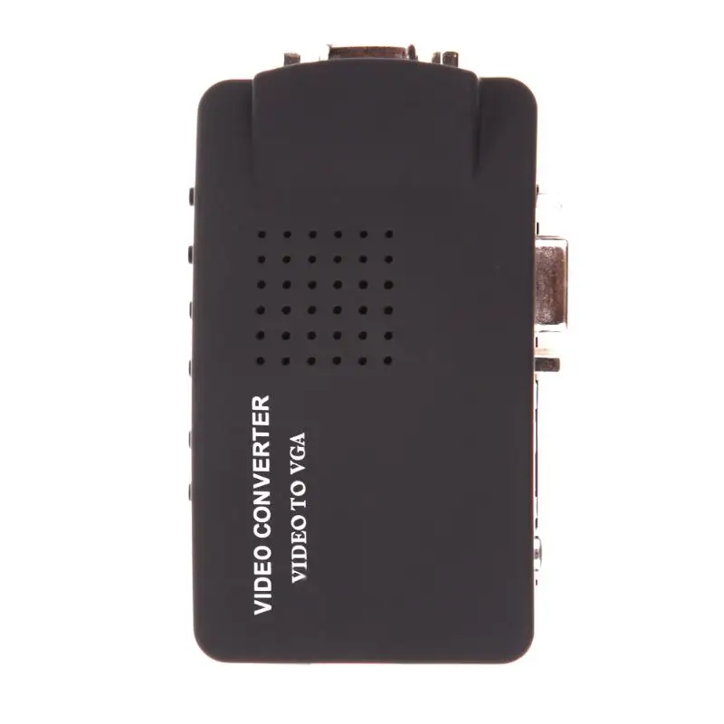 AV RCA композитный домашний аудио и видео S вход в VGA выход монитор конвертер адаптер