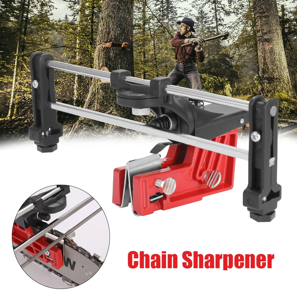 

Manual Saw Chain Filing Guide Lawn Mower Chainsaw Chain File Guide Sharpener Grinding Guide Garden Chain Saw Sharpener Tools