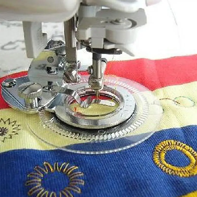 

Flower Stitch Round Stitch Presser Foot for Sewing Machine Foot Feet Snap Flower Stitch Embroidery Presser Foot Sewing Machines