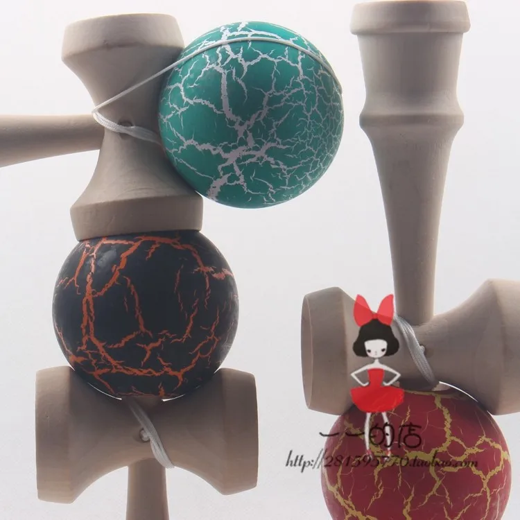 70 шт. потрескавшаяся краска шар Kendama умелое жонглирование игра мяч японские традиционные шары для взрослых подарок для детей