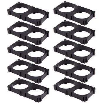 

10pcs/lot 32650 2x Battery Holder Simple Charger Bracket Cell Safety Anti Vibration Plastic for Assembling 32650 Battry