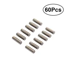 60 sztuk gitara Humbucker Pickup polapiece polak Slugs/ Steel Slug pręty niklowane dla elektryczna gitara basowa części zamienne