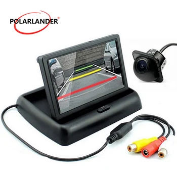 

best selling 4.3 inch add CCD Car Camera Night Vision Foldable Car Reverse Rear View Monitor TFT LCD display