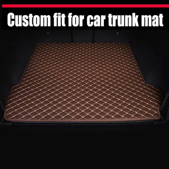 

ZHAOYANHUA Custom fit car Trunk mats for Cadillac XT5 Escalade ATS ATSL CT6 CTS SLS SRX Seville SLS sedan Se car styling liner