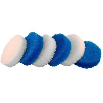 

6-Pack Drill Brush Scrub Pad Spin Scrubber For Tile, Sink, Water Spot, Fiberglass Tub, Vinyl Floor Non-Scratch Bathroom Scrubb