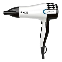 Фен Vitek VT-2299(W)(Мощность 2200 Вт, 6 режимов, 3 скорости, подача горячего и холодного воздуха, защита от перегрева, индикация включения