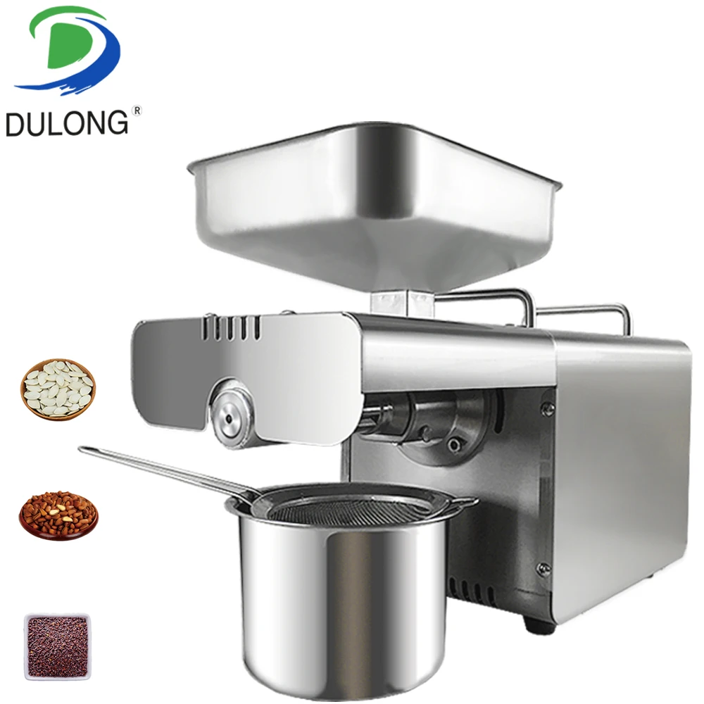 

High Quality Walnut Oil Press Machine Coconut Oil Extraction Machine Peanut Oil Expeller Soybean Oil Presser For Home Use