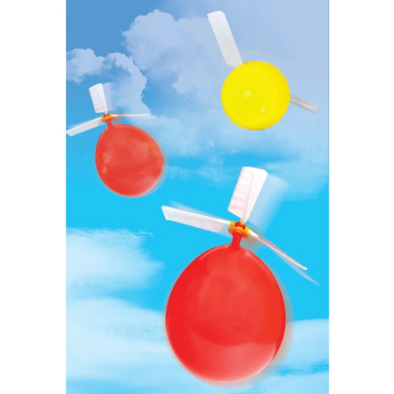 

1 Set Traditional Balloon Airplane Helicopter Outdoor Sports For Kids Child Party Bag Filler Flying Toy Gift