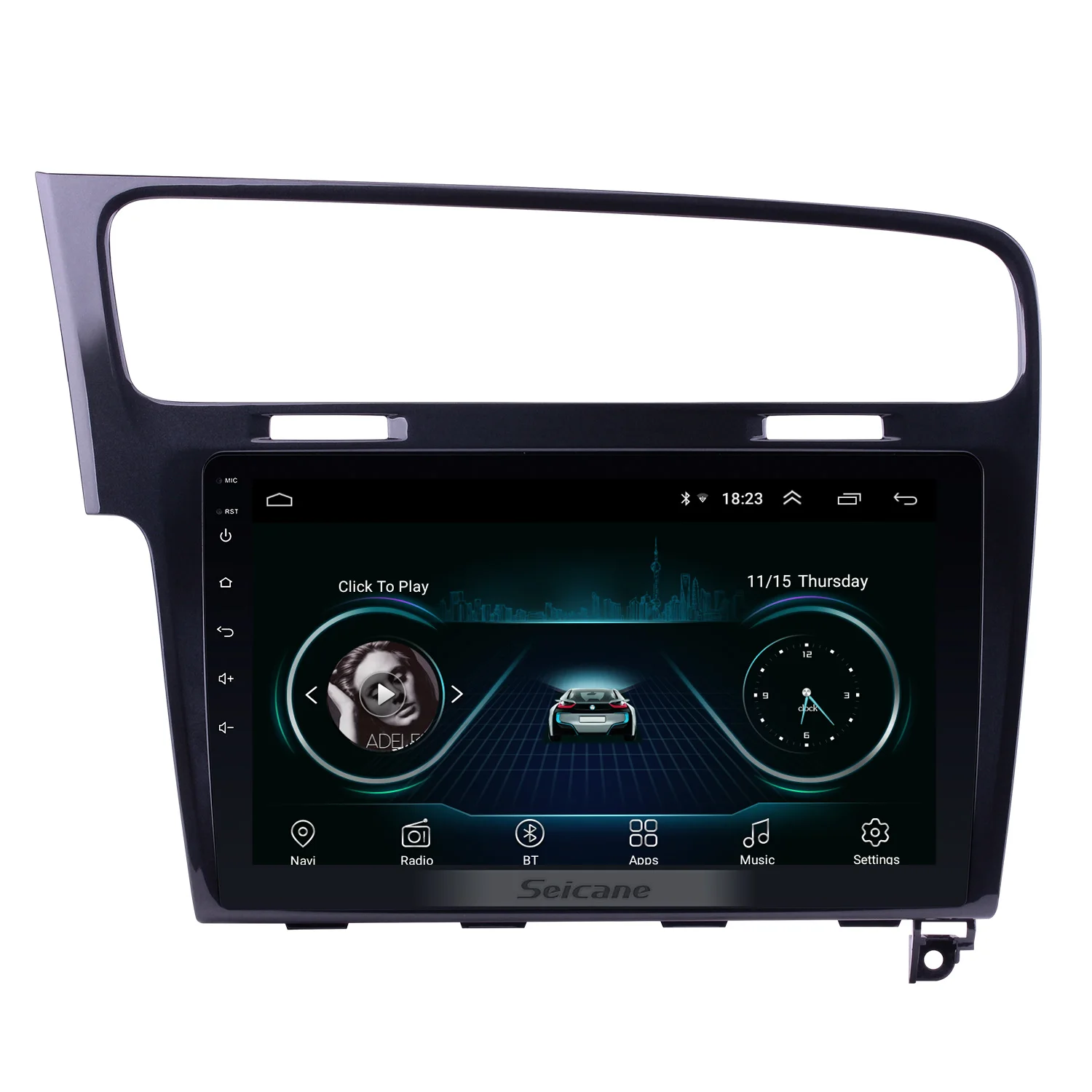 Top Seicane 10.1 inch Android 8.1 2Din Car Radio GPS Navi Stereo Multimedia Player For VW Volkswagen Golf 7 2013 2014 2015 WIFI 0