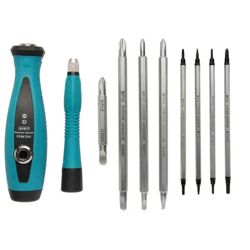 

10pcs Slotted Star Screwdriver Set CR-V Magnetic Slotted Phillips Star Home Appliance Repair Hand Tools Set Screwdrivers