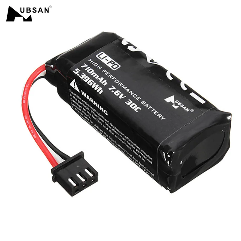

2PCS Hubsan H122D RC Quadcopter Spare Parts 7.6V 710mAh Li-Po Battery For RC FPV Racing Camera Drone Spare Parts Accessories