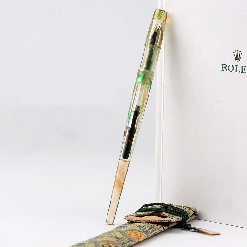 Акриловая перьевая ручка Moonman Penbbs 267 с длинным хвостом Красивая цветная