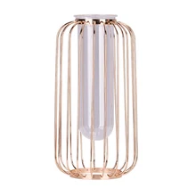 Ваза в форме фонаря в скандинавском стиле роскошная стеклянная железная художественная ваза тестовая трубка водная культура цветочные вазы для офиса и дома декоративные