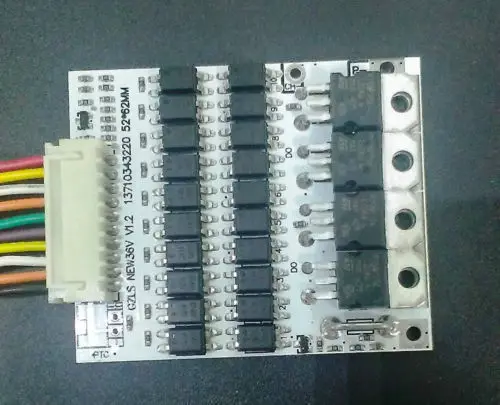 Плата BMS PCB для 10 упаковок литий ионная ячейка 10s 36 В макс. ток 40 А с балансовой