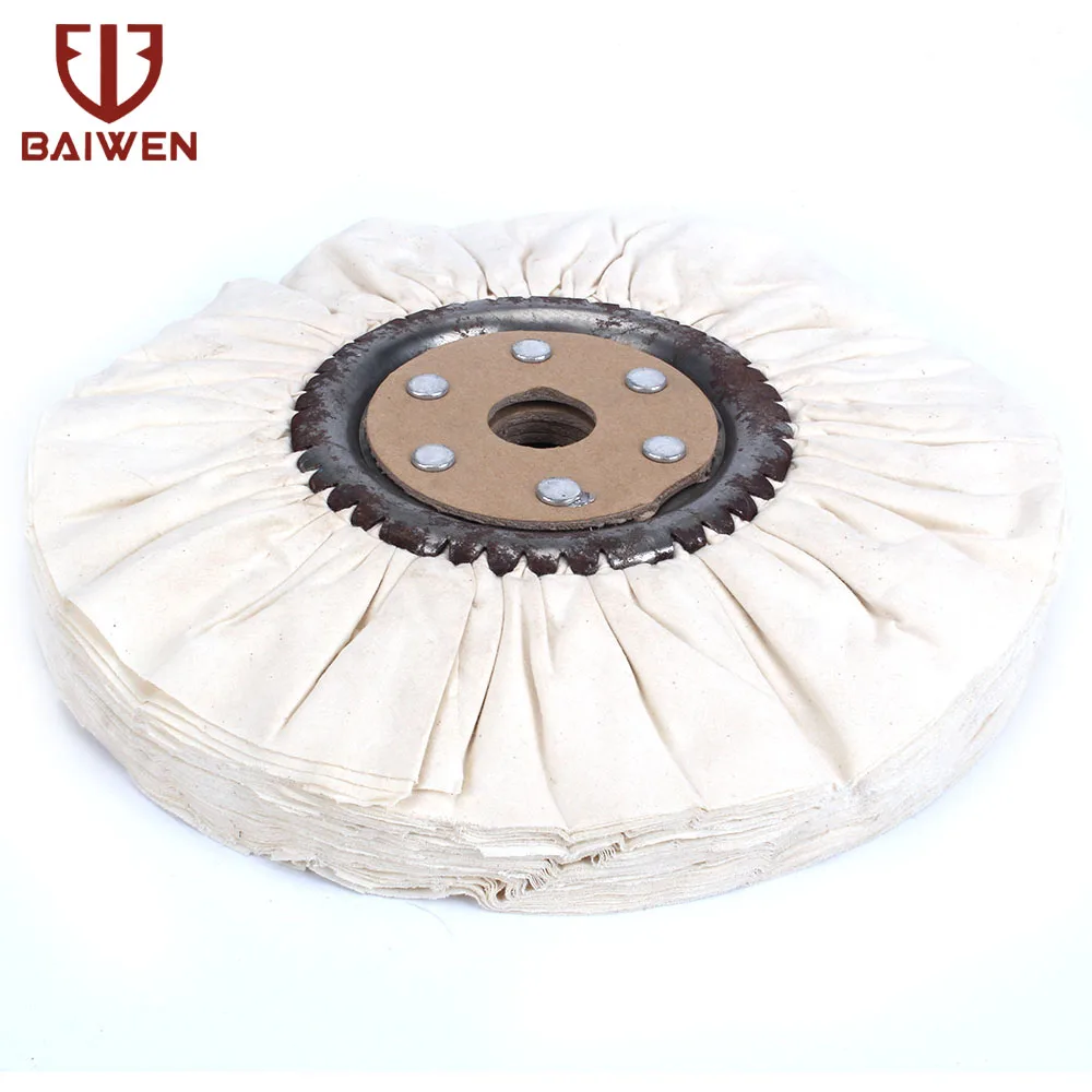 

12" 66 Plys Cotton Airway Buffing Wheel Cloth Open Bias Polishing Buffs Wheel
