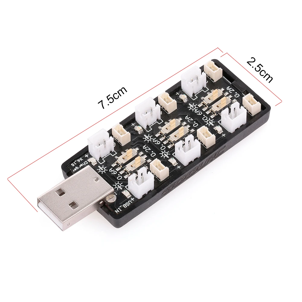 1S LiPo батарея USB зарядное устройство LiHV 3 7 V/4 35 V 6 каналов для батарея|Детали и