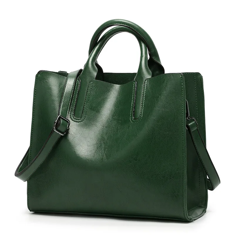 Genuine Leather Bags Women Women Shoulder Bags Fashion Women Handbags Oil Wax Leather Large Capacity Tote Bag Casual 2019 C836 Genuine Leather Bags Women Women Shoulder Bags Fashion Women Handbags Oil Wax Leather Large Capacity Tote Bag Casual 2019 C836