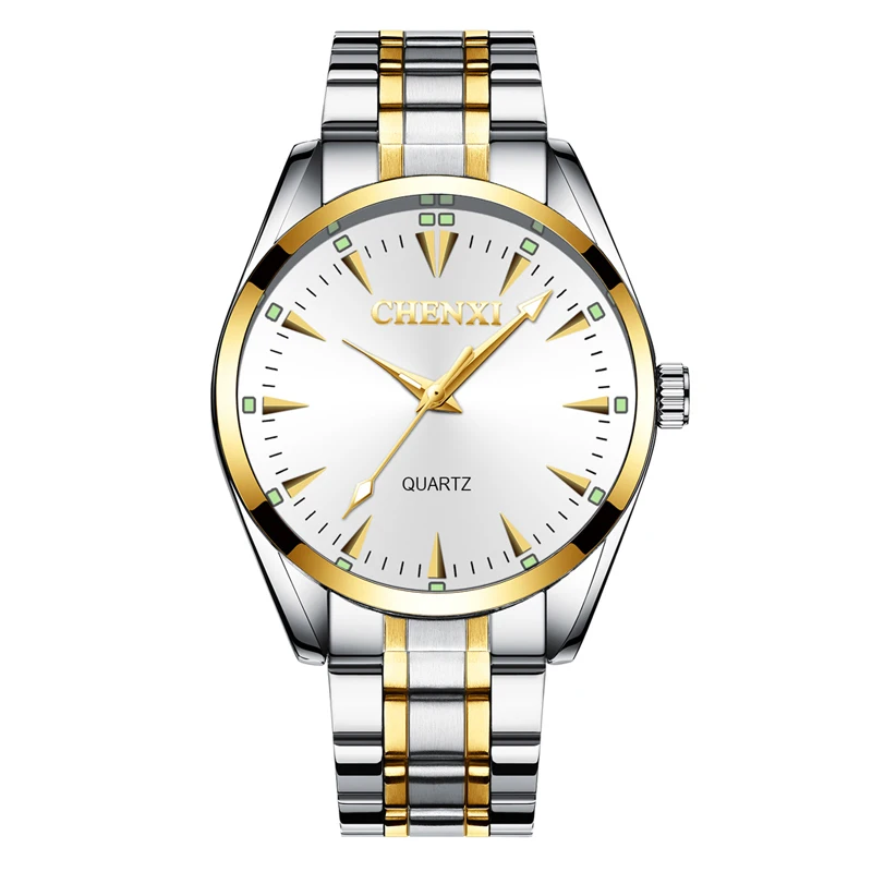 

Business Couple watch Men'S Watch Large Dial Casual Fashion Quartz Watch Genuine Waterproof Luminous Stainless Steel Belt